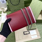 GUCCI DIONYSUS MINI CHAIN BAG DARK RED 401231 SIZE 20 x 13.5 x 3 CM - 5