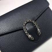 GUCCI DIONYSUS LEATHER MINI CHAIN BAG BLACK 401231 SIZE 20 x 13.5 x 3 CM - 3