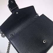 GUCCI DIONYSUS LEATHER MINI CHAIN BAG BLACK 401231 SIZE 20 x 13.5 x 3 CM - 4