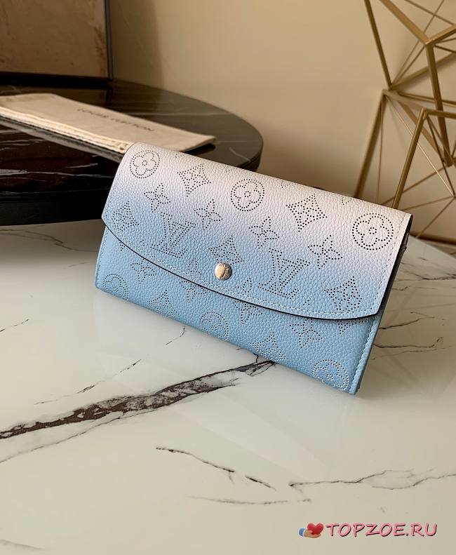 LV IRIS WALLET GRADIENT BLUE M60143 SIZE 19 x 12 x 2 CM - 1