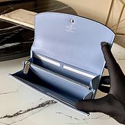 LV IRIS WALLET GRADIENT BLUE M60143 SIZE 19 x 12 x 2 CM - 2