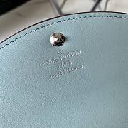 LV ANAÉ COIN PURSE BLUE M64050 SIZE 12 x 8 x 1 CM - 2