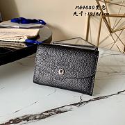 LV ANAÉ COIN PURSE BLACK M64050 SIZE 12 x 8 x 1 CM - 1
