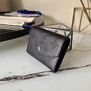 LV ANAÉ COIN PURSE BLACK M64050 SIZE 12 x 8 x 1 CM - 6