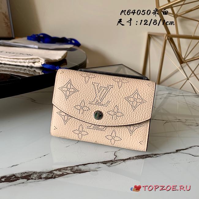 LV ANAÉ COIN PURSE CREAM M64050 SIZE 12 x 8 x 1 CM - 1