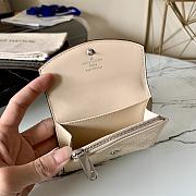 LV ANAÉ COIN PURSE CREAM M64050 SIZE 12 x 8 x 1 CM - 3