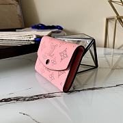 LV ANAÉ COIN PURSE PINK M64050 SIZE 12 x 8 x 1 CM - 6
