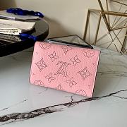 LV ANAÉ COIN PURSE PINK M64050 SIZE 12 x 8 x 1 CM - 5