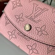 LV ANAÉ COIN PURSE PINK M64050 SIZE 12 x 8 x 1 CM - 4
