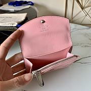 LV ANAÉ COIN PURSE PINK M64050 SIZE 12 x 8 x 1 CM - 2