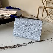 LV ANAÉ COIN PURSE BLUE & ORANGE M64050 SIZE 12 x 8 x 1 CM - 3