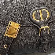 DIOR MEDIUM DIOR BOBBY BAG BLACK M9319 SIZE 22 x 17 x 6 CM - 2