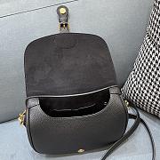 DIOR MEDIUM DIOR BOBBY BAG BLACK M9319 SIZE 22 x 17 x 6 CM - 3
