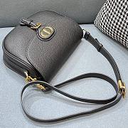 DIOR MEDIUM DIOR BOBBY BAG BLACK M9319 SIZE 22 x 17 x 6 CM - 4