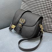 DIOR MEDIUM DIOR BOBBY BAG BLACK M9319 SIZE 22 x 17 x 6 CM - 6