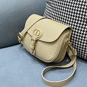DIOR MEDIUM DIOR BOBBY BAG CREAM M9319 SIZE 22 x 17 x 6 CM - 6