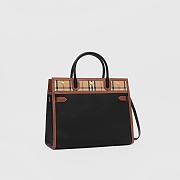 BURBERRY SMALL VINTAGE TITLE BAG 80252691 SIZE 32 x 15 x 25 CM - 5