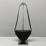 CELINE TRIANGLE BAG WITH CELINE PRINT BLACK 195903 SIZE 21 x 15 x 14 CM - 4