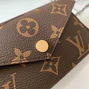 LV CARD HOLDER RECTO VERSO M60167 SIZE 13 x 9 x 2.5 CM - 3