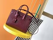YSL CLASSIC SAC DE JOUR BABY OPYUM RED 421863 SIZE 26 x 20.5 x 12.5 CM - 1