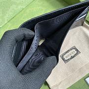 GUCCI GG EMBOSSED WALLET BLACK 625562 SIZE 12 x 9.7CM - 3