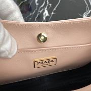 PRADA LEATHER CHAIN HOBO BAG PINK 1BC148 SIZE 25.5 x 15.5 x 4 CM - 3