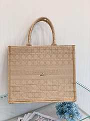 DIOR BOOK TOTE BEIGE M1286 SIZE 42 CM - 1
