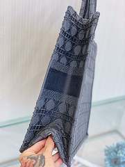 DIOR BOOK TOTE BLUE GRAY M1286 SIZE 42 CM - 5