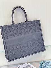 DIOR BOOK TOTE BLUE GRAY M1286 SIZE 42 CM - 2