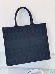 DIOR BOOK TOTE DARK BLUE M1286 SIZE 42 CM - 4