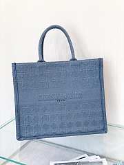 DIOR BOOK TOTE LIGHT BLUE M1286 SIZE 42 CM - 6