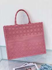 DIOR BOOK TOTE PINK M1286 SIZE 42 CM - 6
