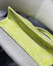 DIOR SMALL BOOK TOTE LIME M1296 SIZE 36.5 x 28 x 17.5 CM - 6
