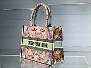 DIOR SMALL BOOK TOTE MULTICOLOR M1296 SIZE 36.5 CM - 6
