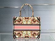 DIOR SMALL BOOK TOTE MULTICOLOR M1296 SIZE 36.5 CM - 3