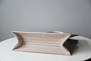 DIOR BOOK TOTE MULTICOLOR STRIPES EMBROIDERY M1286 SIZE 41.5 x 35 x 18 CM - 4