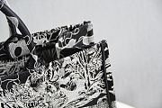 DIOR BOOK TOTE BLACK & WHITE M1286 SIZE 41.5x34.5x16 CM - 4
