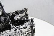 DIOR SMALL BOOK TOTE BLACK & WHITE M1296 SIZE 36.5x28x14 CM - 5