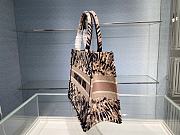 DIOR SMALL BOOK TOTE TIE & DIOR EMBROIDERY M1296 SIZE 36 CM - 6