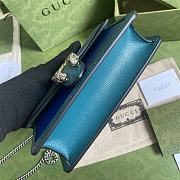 GUCCI DIONYSUS SUPER MINI BAG BLUE/TURQUOISE 476432 SIZE 16.5x10x4.5 CM - 5