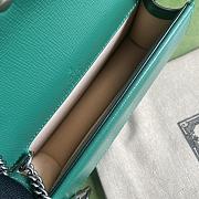 GUCCI DIONYSUS SUPER MINI BAG GREEN 476432 SIZE 16.5x10x4.5 CM - 3