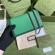 GUCCI DIONYSUS SUPER MINI BAG GREEN 476432 SIZE 16.5x10x4.5 CM - 2