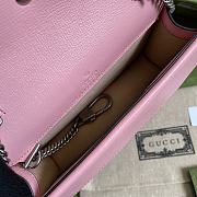 GUCCI DIONYSUS SUPER MINI BAG DARK RED 476432 SIZE 16.5x10x4.5 CM - 2