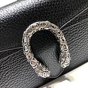 GUCCI DIONYSUS SUPER MINI BAG BLACK 476432 SIZE 16.5x10x4.5 CM - 5