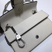 GUCCI DIONYSUS SUPER MINI BAG WHITE 476432 SIZE 16.5x10x4.5 CM - 6