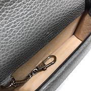 GUCCI DIONYSUS SUPER MINI BAG GRAY 476432 SIZE 16.5x10x4.5 CM - 4