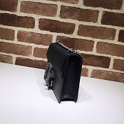 GUCCI DIONYSUS LEATHER MINI BAG BLACK 421970 SIZE 20 x 15.5 x 5 CM - 2
