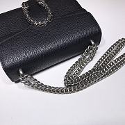 GUCCI DIONYSUS LEATHER MINI BAG BLACK 421970 SIZE 20 x 15.5 x 5 CM - 5