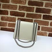 GUCCI DIONYSUS LEATHER MINI BAG WHITE 421970 SIZE 20 x 15.5 x 5 CM - 5