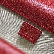 GUCCI DIONYSUS LEATHER MINI BAG RED 421970 SIZE 20 x 15.5 x 5 CM - 5